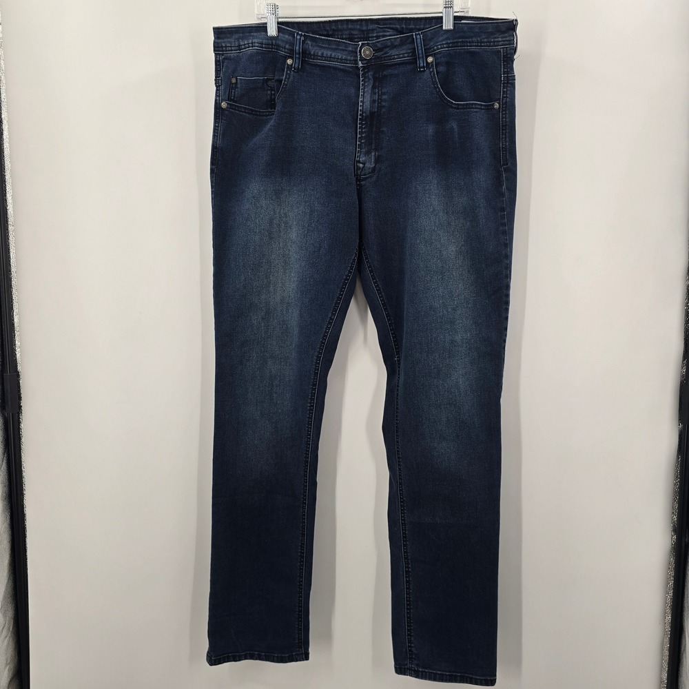 Buffalo David Bitton Axel Slim Stretch Jeans Dark Wash Mens 40x34 4500471704
